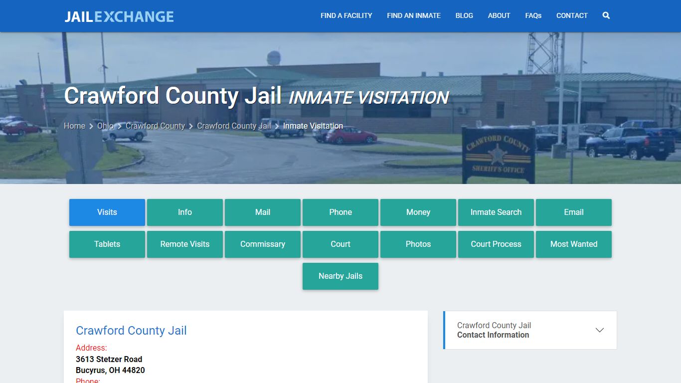 Inmate Visitation - Crawford County Jail, OH - Jail Exchange